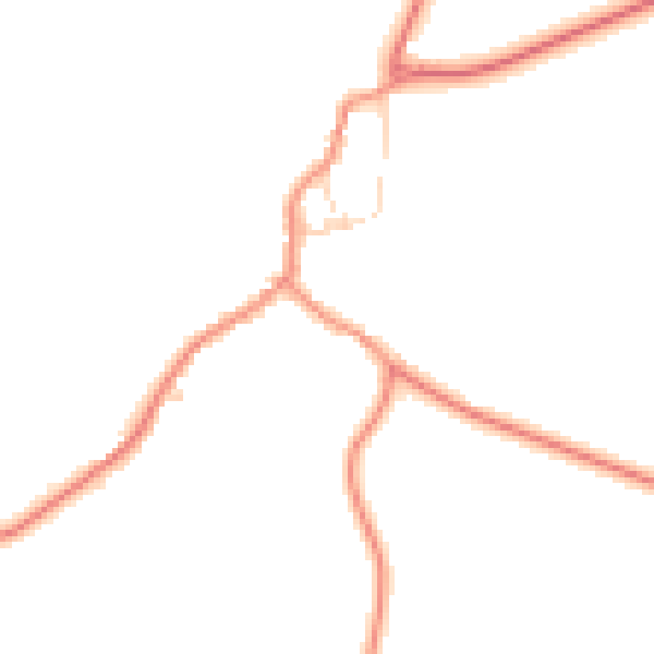 Daytime road noise heatmap for LE17 5RL