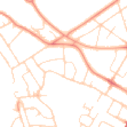 Daytime road noise heatmap for LE3 2SG