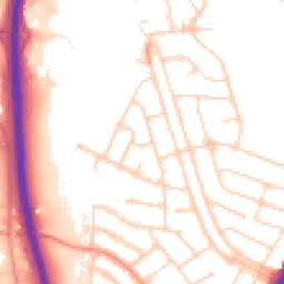 Daytime road noise heatmap for LE3 2UE
