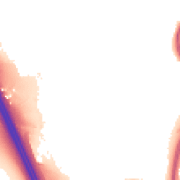 Night-time road noise heatmap for LE3 3RT