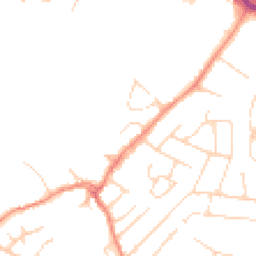 Daytime road noise heatmap for LE3 8BS