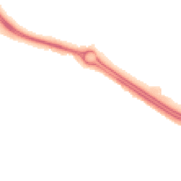 Night-time road noise heatmap for LE3 8GX