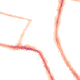 Night-time road noise heatmap for LE4 0AE