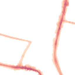 Night-time road noise heatmap for LE4 0AL
