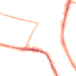 Night-time road noise heatmap for LE4 0AW