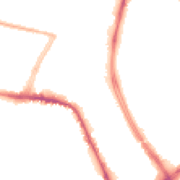 Night-time road noise heatmap for LE4 0BQ