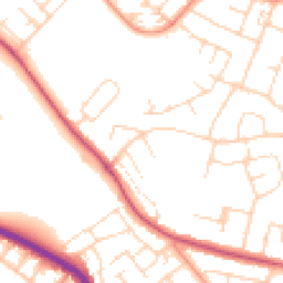 Daytime road noise heatmap for LE4 0FQ