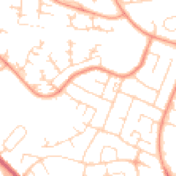 Daytime road noise heatmap for LE4 0LD
