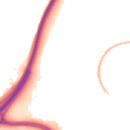Night-time road noise heatmap for LE4 1AG