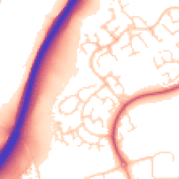 Daytime road noise heatmap for LE4 1AX