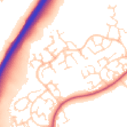 Daytime road noise heatmap for LE4 1BQ