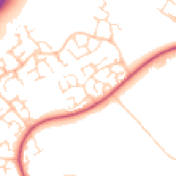 Daytime road noise heatmap for LE4 1BT