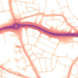 Daytime road noise heatmap for LE4 2GB