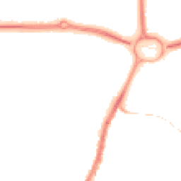 Night-time road noise heatmap for LE4 2TA