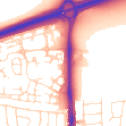 Daytime road noise heatmap for LE4 3NH