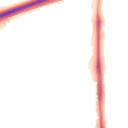 Night-time road noise heatmap for LE4 3NN