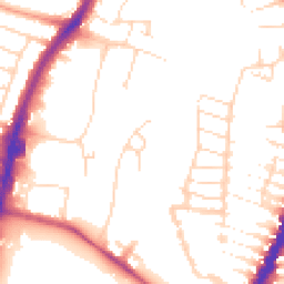 Daytime road noise heatmap for LE4 5FN