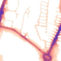 Daytime road noise heatmap for LE4 5FX