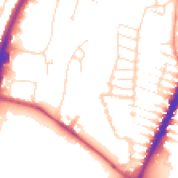 Daytime road noise heatmap for LE4 5TL