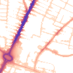 Daytime road noise heatmap for LE4 6AP