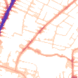 Daytime road noise heatmap for LE4 6EW