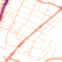 Daytime road noise heatmap for LE4 6GL