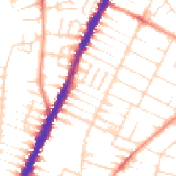 Daytime road noise heatmap for LE4 6NH