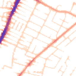 Daytime road noise heatmap for LE4 6NL