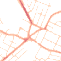 Daytime road noise heatmap for LE4 7GJ