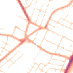 Daytime road noise heatmap for LE4 7GQ