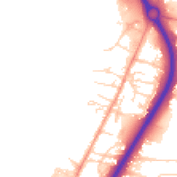 Daytime road noise heatmap for LE4 8AX