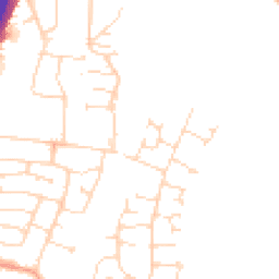 Daytime road noise heatmap for LE4 8BH