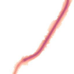 Night-time road noise heatmap for LE4 8DA