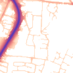 Daytime road noise heatmap for LE4 8FH