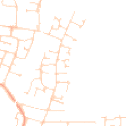 Daytime road noise heatmap for LE4 8LU