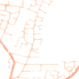 Daytime road noise heatmap for LE4 8NP