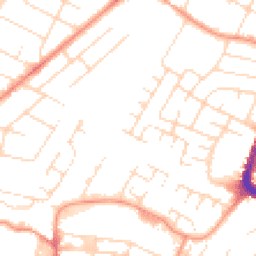 Daytime road noise heatmap for LE4 9UP