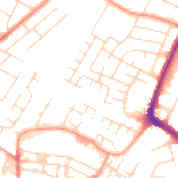Daytime road noise heatmap for LE4 9UQ