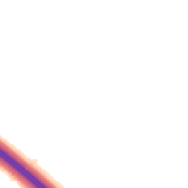Night-time road noise heatmap for LE6 0BS