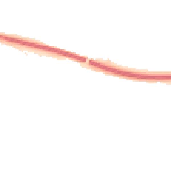 Night-time road noise heatmap for LE6 0DJ