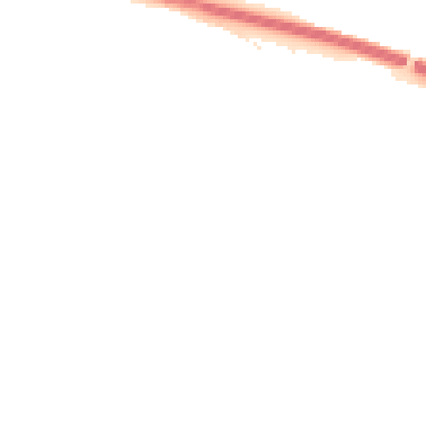 Night-time road noise heatmap for LE6 0DU