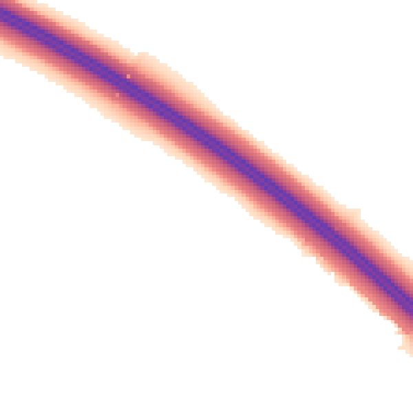 Night-time road noise heatmap for LE6 0PN