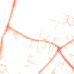 Daytime road noise heatmap for LE7 1AE