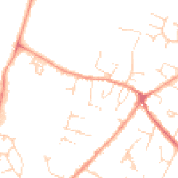 Daytime road noise heatmap for LE7 1GD