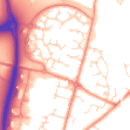 Daytime road noise heatmap for LE7 1GF