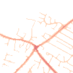Daytime road noise heatmap for LE7 1HA