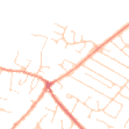 Daytime road noise heatmap for LE7 1HW
