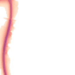 Night-time road noise heatmap for LE7 1NB