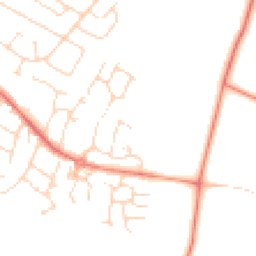 Daytime road noise heatmap for LE7 2DP