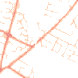 Daytime road noise heatmap for LE7 2JU